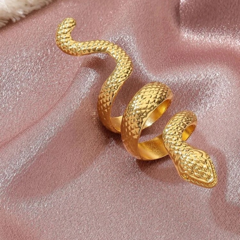 π Lovely Long Snake Wrap Ring π - Picture 6 of 6